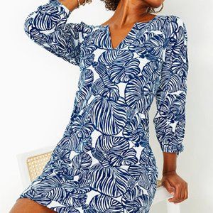 NWT Lily Pulitzer Kath dress in cotton with flounce sleeves